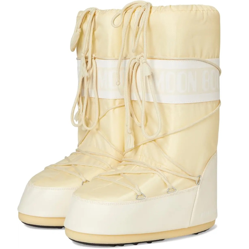 Cream Moon Boots